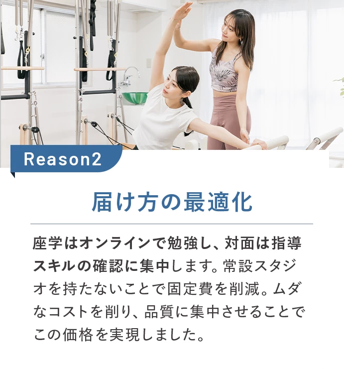 Reason2 届け方の最適化